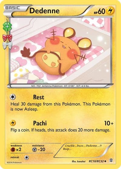 Dedenne Generations: Radiant Collection Pokemon card