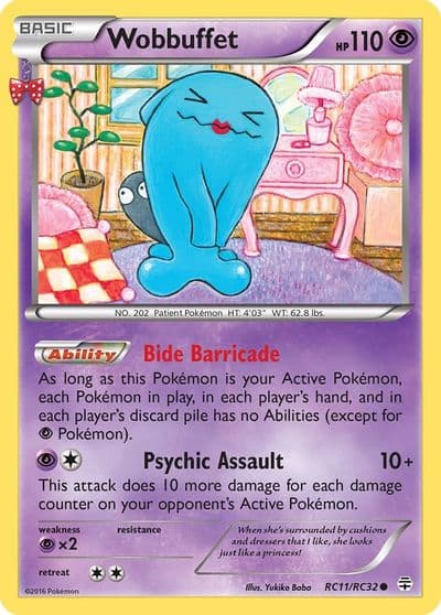 Wobbuffet Generations: Radiant Collection Pokemon card