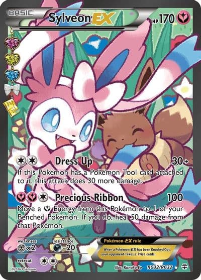 Sylveon EX (Full Art) Generations: Radiant Collection Pokemon card