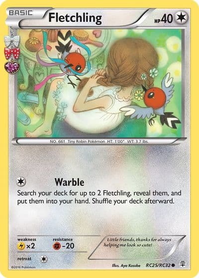 Fletchling Generations: Radiant Collection Pokemon card