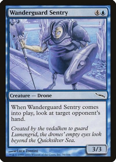 Wanderguard Sentry Mirrodin Magic card