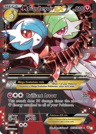 M Gardevoir EX (Full Art) Generations: Radiant Collection Pokemon card