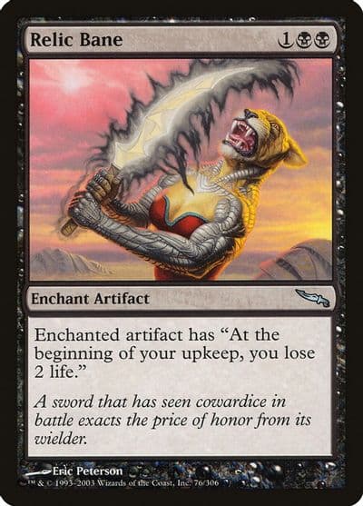Relic Bane Mirrodin Magic card