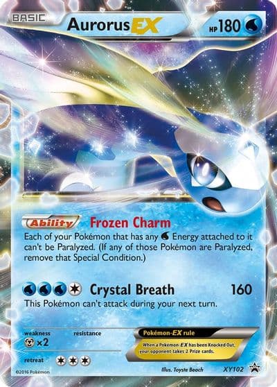 Aurorus EX - XY102 XY Promos Pokemon card