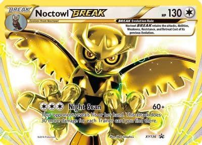 Noctowl BREAK XY Promos Pokemon card