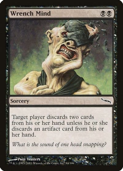 Wrench Mind Mirrodin Magic card