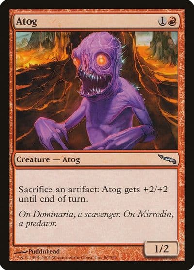 Atog Mirrodin Magic card