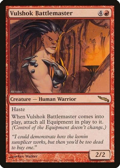 Vulshok Battlemaster Mirrodin Magic card