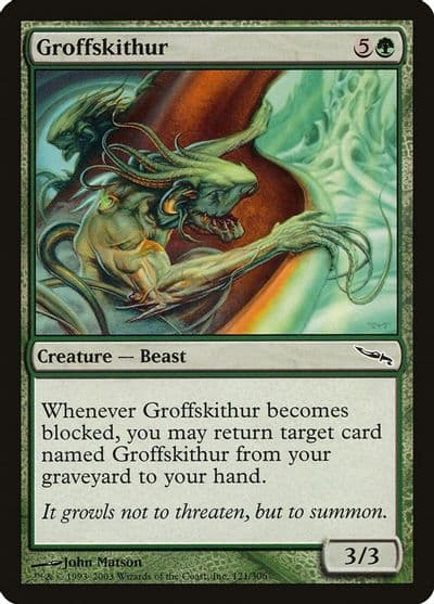 Groffskithur Mirrodin Magic card