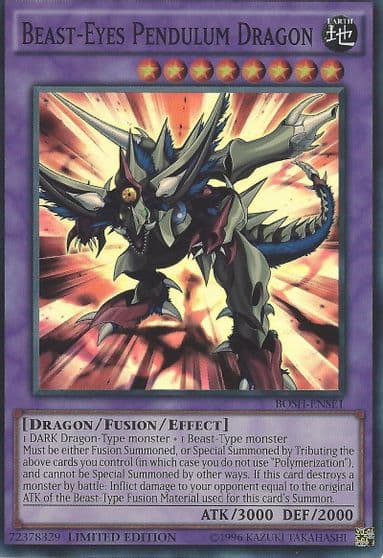 Beast Eyes Pendulum Dragon Breakers of Shadow Yu-Gi-Oh! card