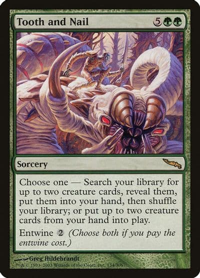 Tooth and Nail Mirrodin Magic card