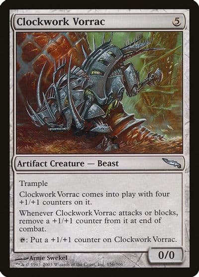 Clockwork Vorrac Mirrodin Magic card
