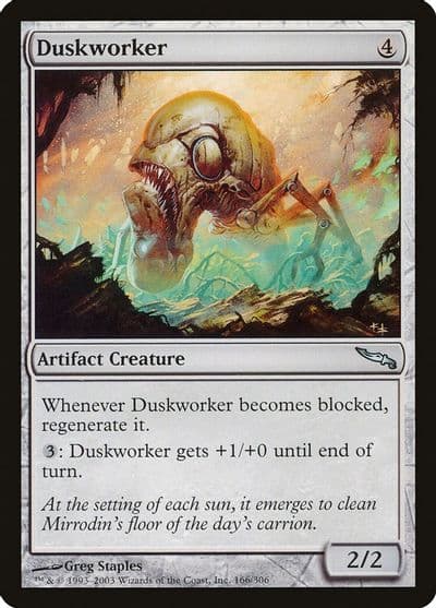 Duskworker Mirrodin Magic card