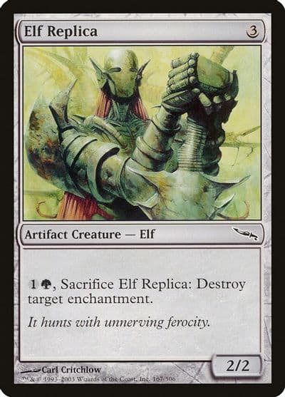 Elf Replica Mirrodin Magic card