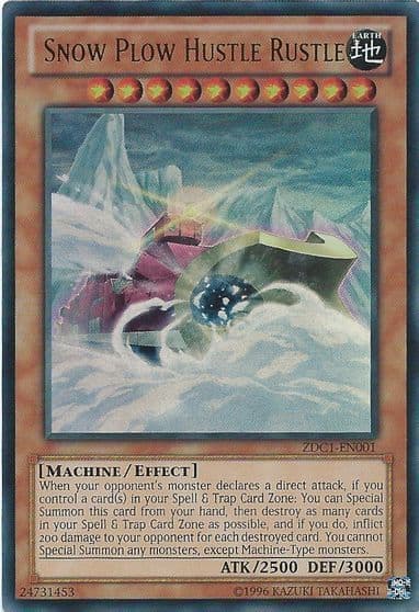 Snow Plow Hustle Rustle Yu-Gi-Oh! ZEXAL World Duel Carnival Promos Yu-Gi-Oh! card