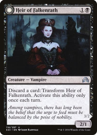 Heir of Falkenrath Shadows over Innistrad Magic card