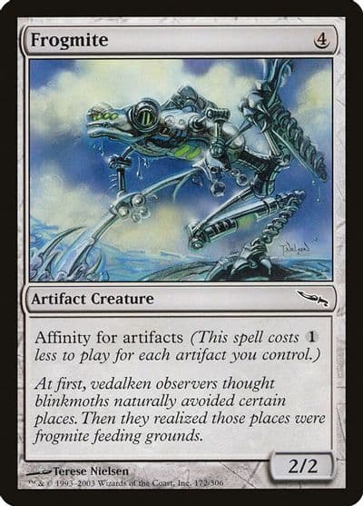 Frogmite Mirrodin Magic card