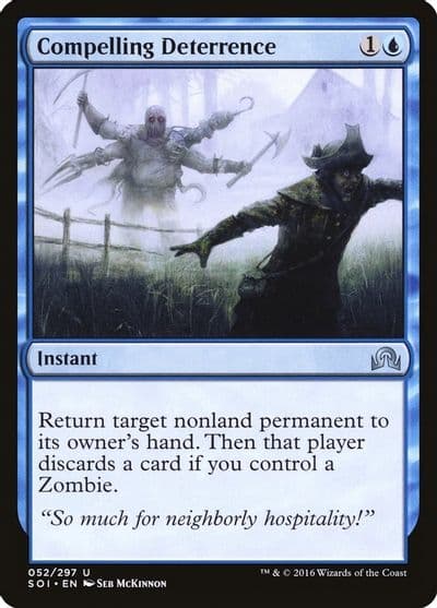 Compelling Deterrence Shadows over Innistrad Magic card