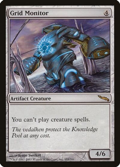 Grid Monitor Mirrodin Magic card