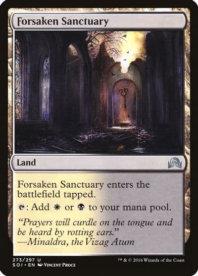Forsaken Sanctuary Shadows over Innistrad Magic card