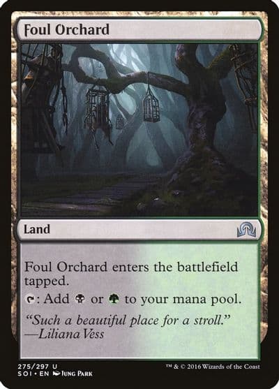 Foul Orchard Shadows over Innistrad Magic card