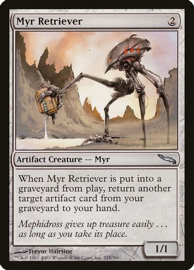 Myr Retriever Mirrodin Magic card