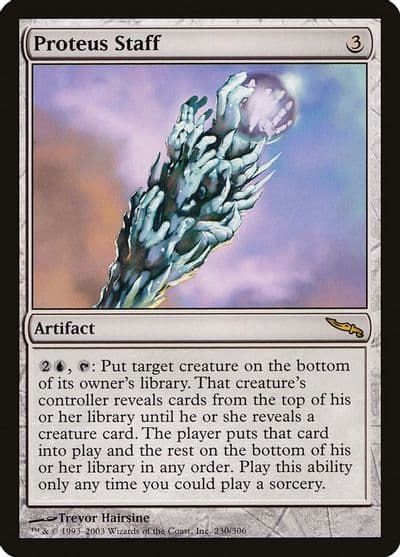 Proteus Staff Mirrodin Magic card