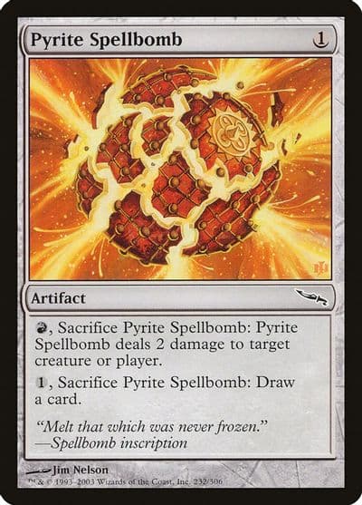 Pyrite Spellbomb Mirrodin Magic card