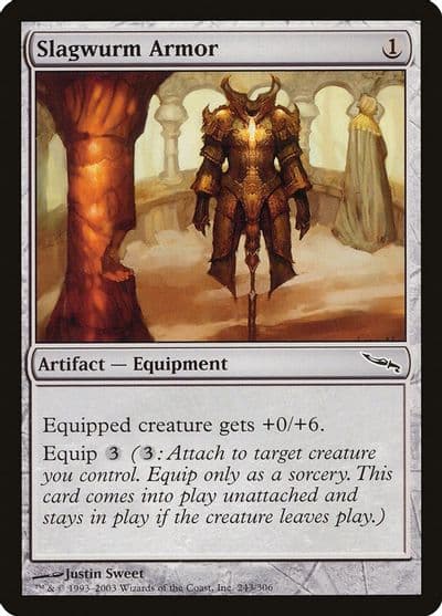 Slagwurm Armor Mirrodin Magic card