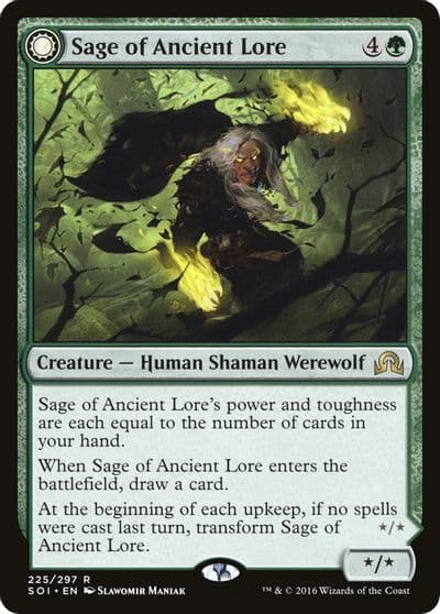 Sage of Ancient Lore Shadows over Innistrad Magic card
