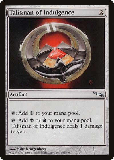 Talisman of Indulgence Mirrodin Magic card