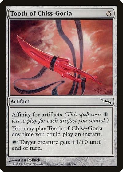 Tooth of Chiss Goria Mirrodin Magic card