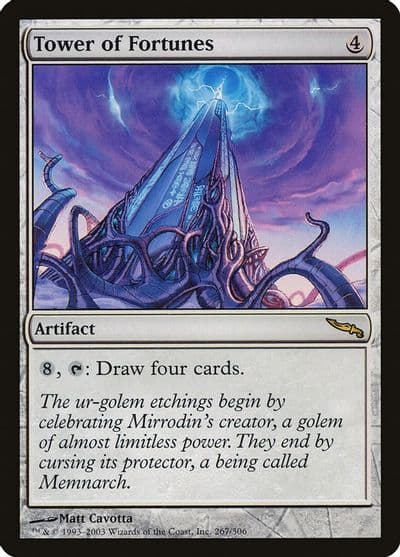 Tower of Fortunes Mirrodin Magic card