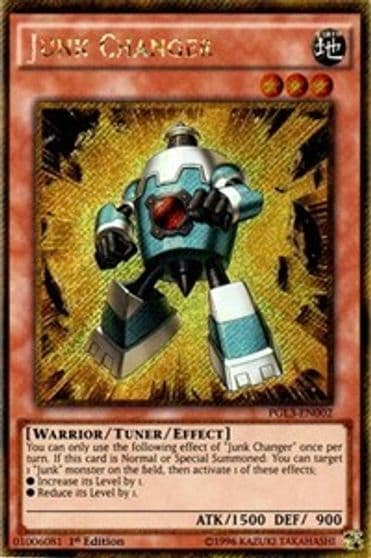 Junk Changer Premium Gold: Infinite Gold Yu-Gi-Oh! card