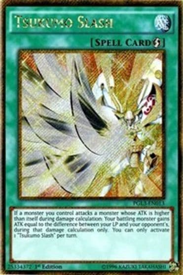 Tsukumo Slash Premium Gold: Infinite Gold Yu-Gi-Oh! card