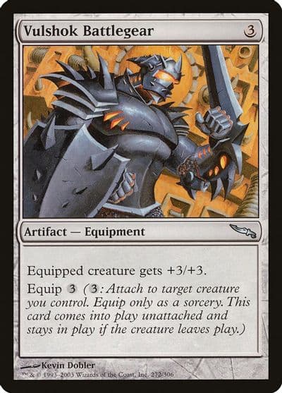 Vulshok Battlegear Mirrodin Magic card