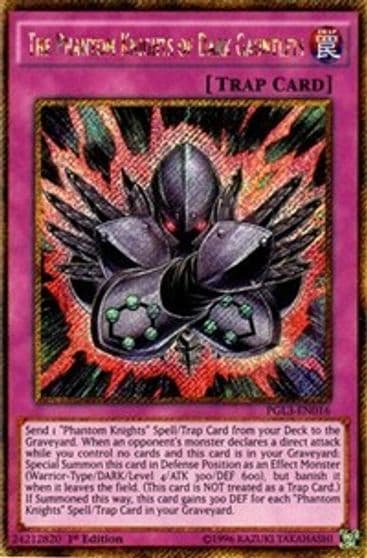 The Phantom Knights of Dark Gauntlets Premium Gold: Infinite Gold Yu-Gi-Oh! card