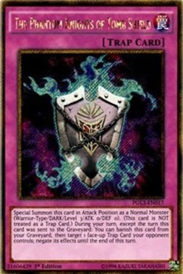 The Phantom Knights of Tomb Shield Premium Gold: Infinite Gold Yu-Gi-Oh! card