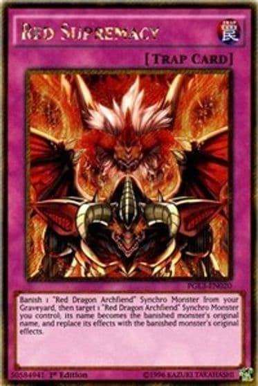 Red Supremacy Premium Gold: Infinite Gold Yu-Gi-Oh! card