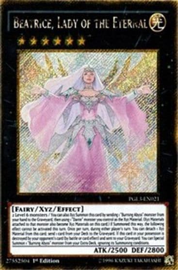 Beatrice Lady of the Eternal Premium Gold: Infinite Gold Yu-Gi-Oh! card