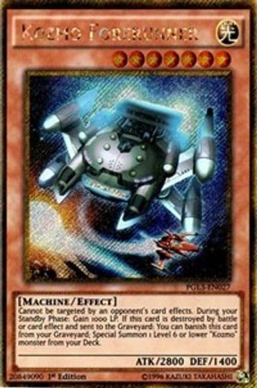 Kozmo Forerunner Premium Gold: Infinite Gold Yu-Gi-Oh! card