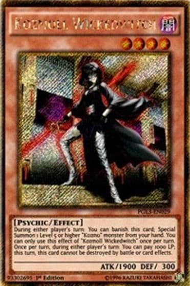 Kozmoll Wickedwitch Premium Gold: Infinite Gold Yu-Gi-Oh! card