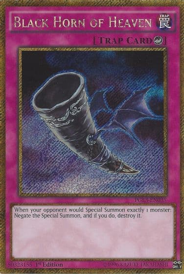 Black Horn of Heaven Premium Gold: Infinite Gold Yu-Gi-Oh! card