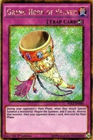 Grand Horn of Heaven Premium Gold: Infinite Gold Yu-Gi-Oh! card