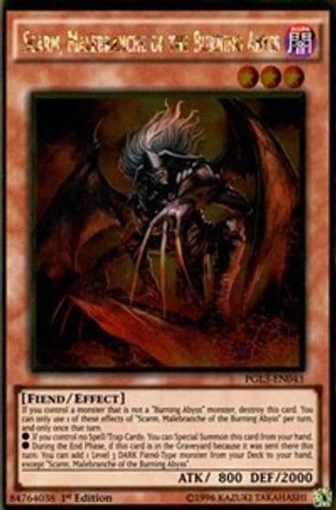 Scarm Malebranche of the Burning Abyss Premium Gold: Infinite Gold Yu-Gi-Oh! card