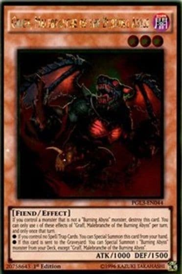 Graff Malebranche of the Burning Abyss Premium Gold: Infinite Gold Yu-Gi-Oh! card