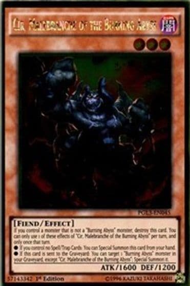 Cir Malebranche of the Burning Abyss Premium Gold: Infinite Gold Yu-Gi-Oh! card
