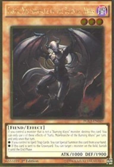 Farfa Malebranche of the Burning Abyss Premium Gold: Infinite Gold Yu-Gi-Oh! card