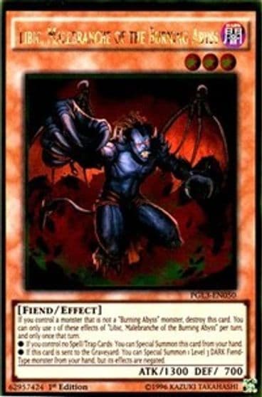 Libic Malebranche of the Burning Abyss Premium Gold: Infinite Gold Yu-Gi-Oh! card