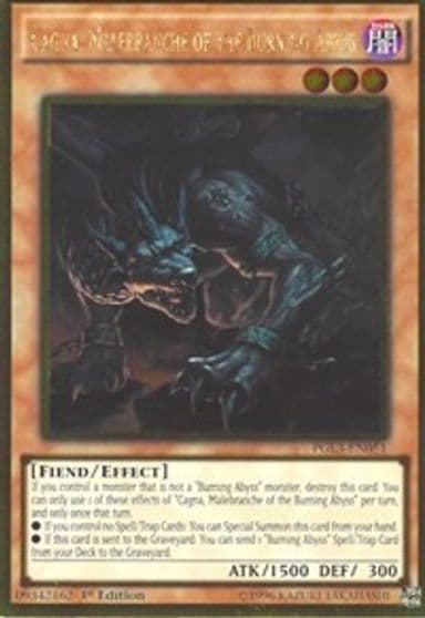 Cagna Malebranche of the Burning Abyss Premium Gold: Infinite Gold Yu-Gi-Oh! card